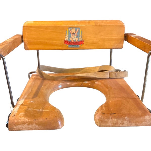 Old Wooden Potty Chair Etsy