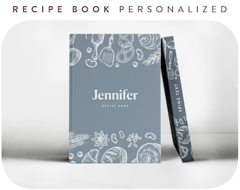 Personalized Recipe Book: Handcrafted Kitchen Planner, Custom Recipe Journal
