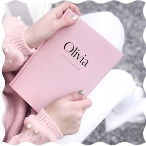 Custom Daily Planner 2025-2026 Personalized Organizer with Yearly Pages and Notes Sections