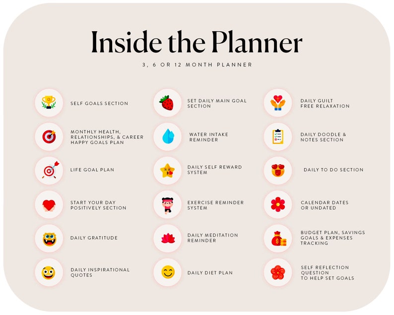 Custom Daily Planner 2024 2025 image 2