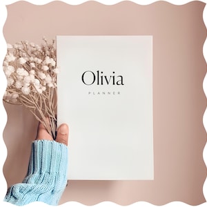 Custom Planner 2025-2026, Personalized Daily Organizer, Customizable Agenda for Productivity and Time Management
