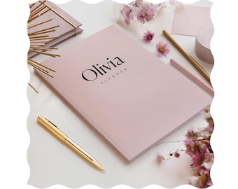 Soft Cover Planner, Personalize Day ,Planner, Planner 2024 - 2025 ,Eco Friendly, Hourly Planner , Hourly Planner Book, Gratitude Diary