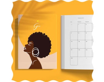 Custom Daily Planner 2026-2027  Personalized Eco-Friendly Organizer with Hourly Schedule  Notes Sections