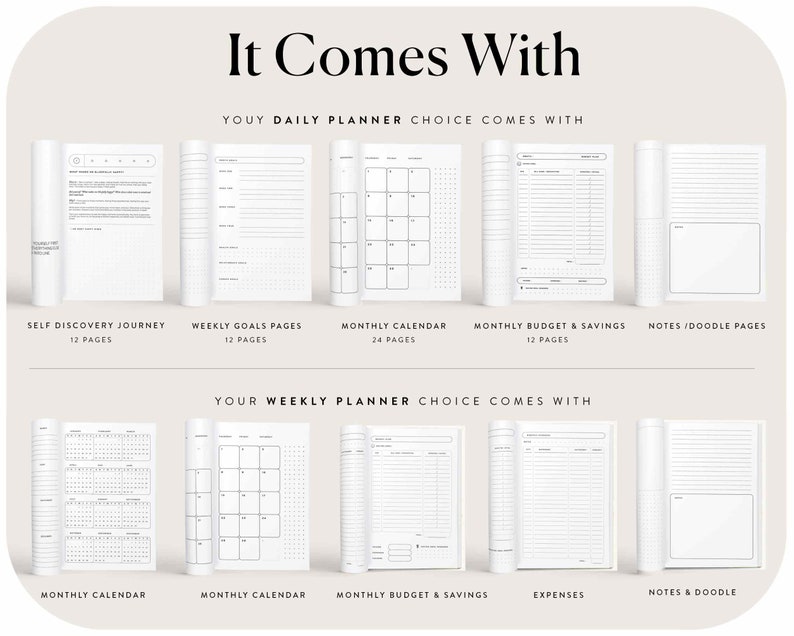 Undated Planner, Teacher Planner, Academic Planner, 2024 2025 Custom Planner, 2024 Planner Daily, image 6