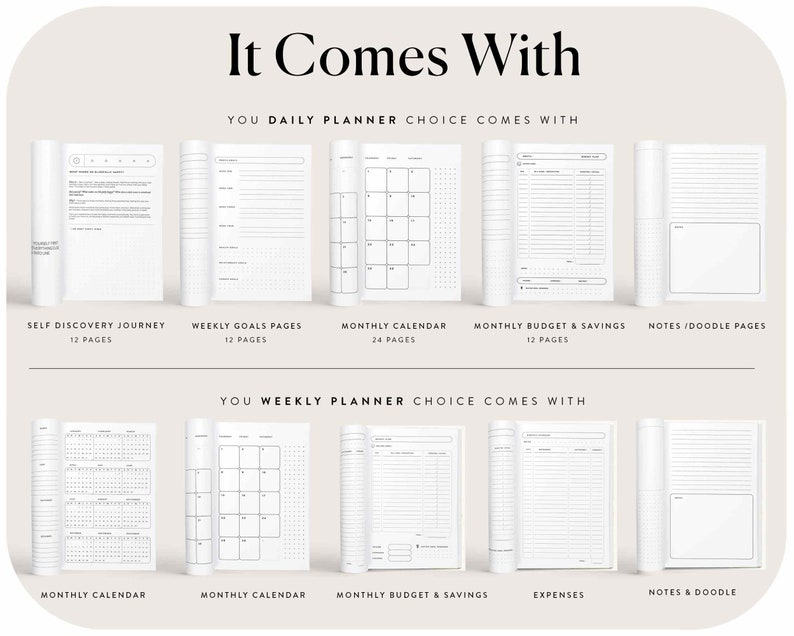 2026 Daily Planner Book: Beatific Self-Discovery Journal image 6