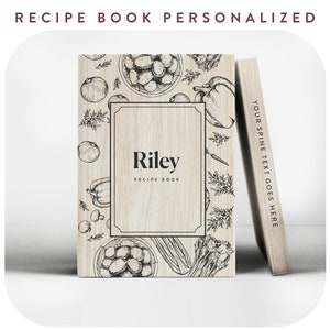 Compañero de cocina personalizado, planificador de recetas personalizado, organizador de comidas hecho a mano, regalo ideal para amantes de la cocina