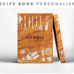 Recipe Book Recipe Journal Blank Recipe Book, Personalized Recipe Gift, Gift Recipe Book Cookbook Journal Family Gift For Grandma