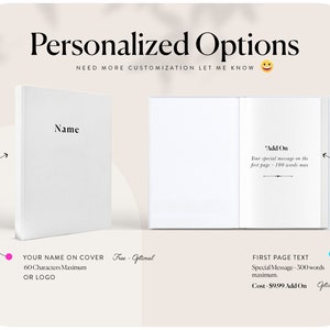 Achieve Order in 2024: Custom Daily Planner, Perfect for Students & Professionals Unique Mother's Day Gift image 2