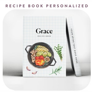 Personalized Recipe Scheduler, Custom Meal Planner, Handcrafted Cooking Organizer, Perfect Culinary Gift
