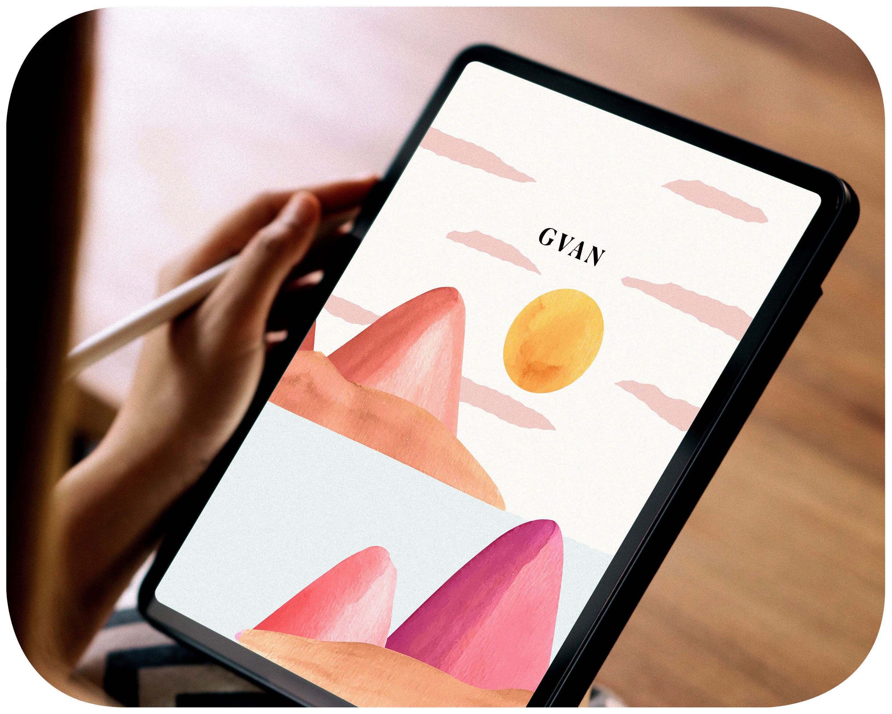 Paper Digital Planner GoodNotes 2022 Pink Weekly Digital Planner iPad