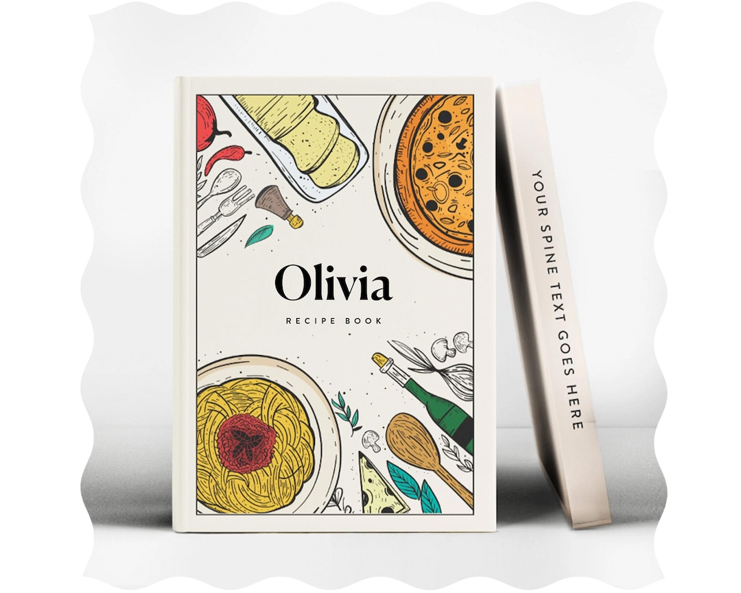 Recipe Book, Wedding Gift Ideas, Gifts for Grandma, Personalized Gift, Custom Cookbook, An