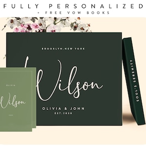 Personalized Wedding Guest Book: An Endearing Love Almanac To Hold Onto The Magic Of Your Wedding Day