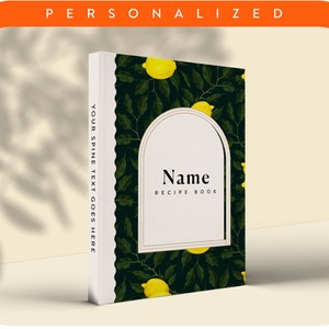 Recipe Personalized Recipe Book Mothers Day Gift for Her, Custom Cookbook 5th Anniversary Gift For Wife