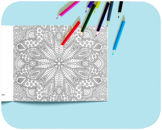  Stress Relieving Adult Coloring Book Gift Set 132537-GIFT