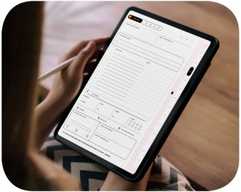 2026 Daily Digital Planner, Goodnotes Ipad Notability Journal (Digital Download)