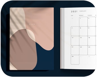 Custom 2024-2025 Planner, Personalized Weekly Scheduler, Handmade Productivity Enhancer, Unique Gift