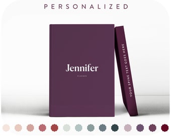 2026 - 2027 Custom Daily Planner - Personalized Agenda for Organization and Productivity