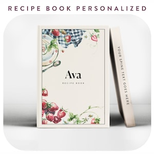 Aangepaste maaltijdorganisator, gepersonaliseerde receptenplanner, handgemaakte keukenhulp, perfect foodiecadeau