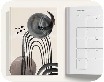 Personalized 2026 Daily Planner: Hardcover or Softcover, Student & Professional