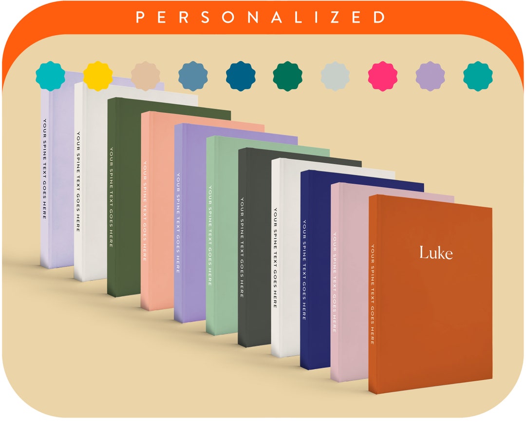 Personalised Notebook Journal, Notebook Personalised Journal