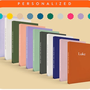 Personalised Notebook Journal, Notebook Personalised Journal, Personalised Travel Journal, Journal image 1