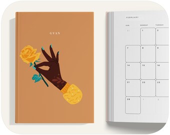 Personalized Life Planner 2026-2027 Custom Agenda  Journal Happy Planner
