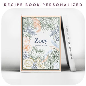 Personalized Culinary Planner Book, Custom Meal Organizer, Handcrafted Recipe Scheduler, Unique Kitchen Gift