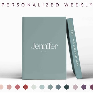 Personal Planner 2025-2026, Custom Weekly Organizer, Tailored Time Management Aid, Thoughtful Gift