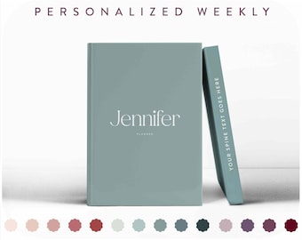 Personal Planner 2025-2026, Custom Weekly Organizer, Tailored Time Management Aid, Thoughtful Gift