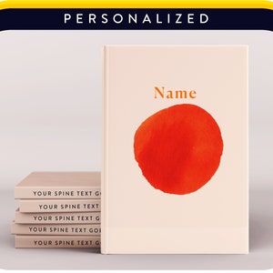 Personalized Vegan Journals & Notebooks - Unlined Journals for Men and Women - Custom A4 Notebooks - Bulk Options Available