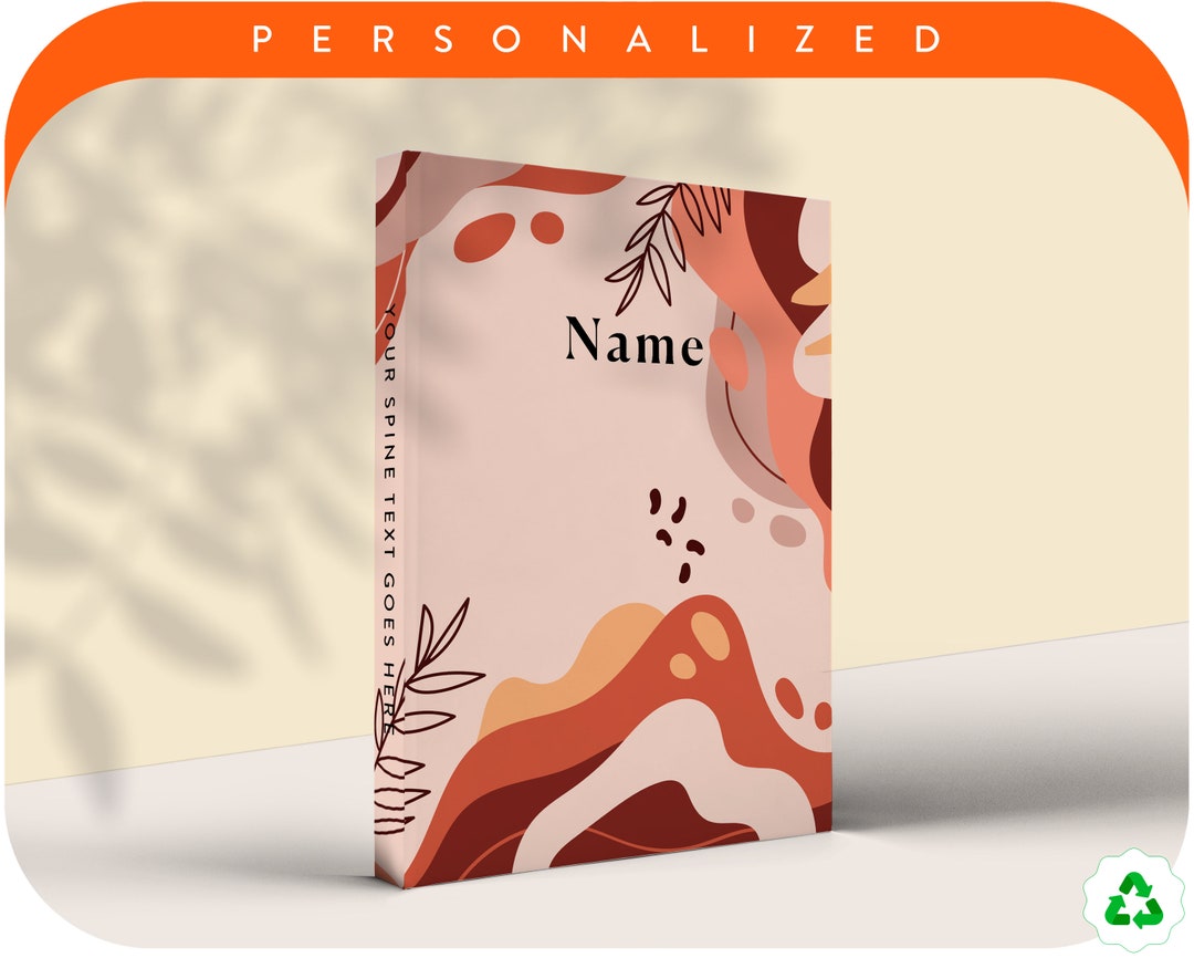 Personalized Journal: Custom Hardcover Notebook, Eco-friendly Recycled ...