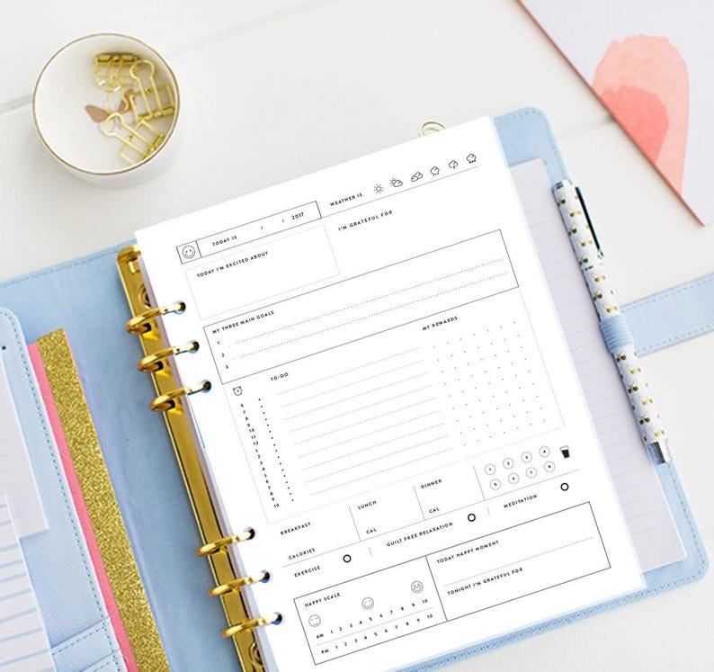 A5 Planner Inserts Etsy