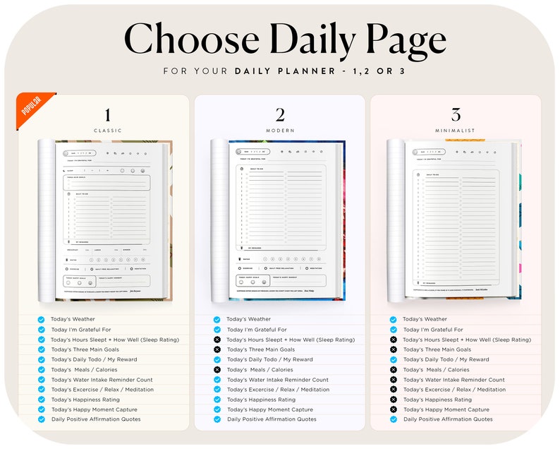 Custom Daily Planner 2023 2024 image 4