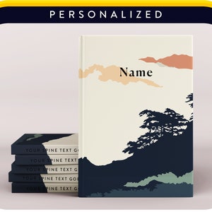 Personalized Journals and Notebooks for Men, Women, Kids - Unlined, Vegan, A4, Bulk Options - Custom Covers, Quotes & Logos - Perfect Gifts