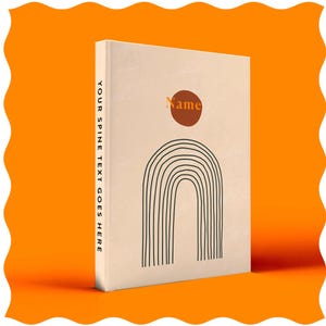 Personalized Journal and Notebook, Custom journal, Stylish Notebook for Goals Reflections