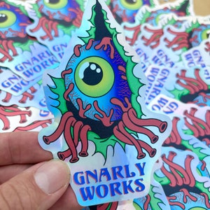 Sticker hologramme éventreur