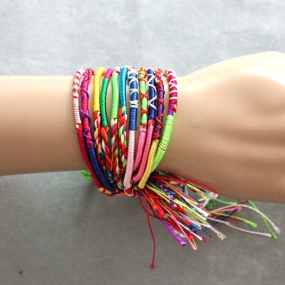 Friendship Bracelet Heart Pattern - 2 Colors - YouTube