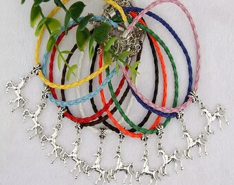 Horse lovers charm bracelet