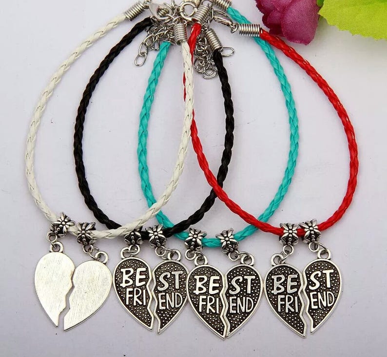 2er Set Beste Freunde Freundschaftsarmbänder Etsy.de