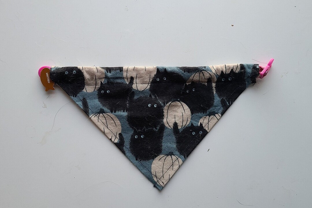 Custom Overthecollar Cat Bandana, Collar Cat Bandana, Cat Bandana Etsy