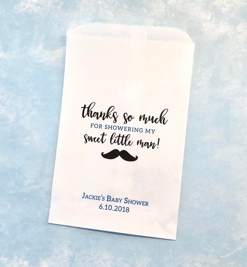 personalized candy bags for baby shower