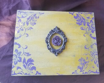 Royal Rustic Jewelry Box Keepsake Treasure