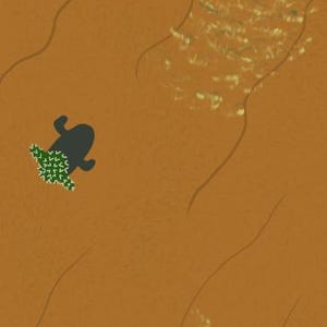 Arte del desierto - Inspirado en las cartas del Tarot - Lámina artística pequeña