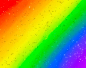 Impresión artística de la bandera del orgullo arcoíris - Orgullo LGBTQ+ - Orgullo gay - Impresión artística pequeña
