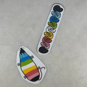 Adesivi Queer - Braccialetti Rainbow Loom - Mese del Pride - Gay Pride - LGBTQ Pride