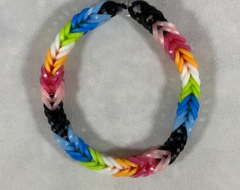 Queer Bracelets - Rainbow Loom Bracelets - Pride Month - Gay Pride - LGBTQ Pride