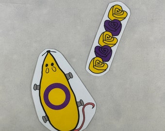 Intersex Stickers - Pride Month - Gay Pride - LGBTQ Pride