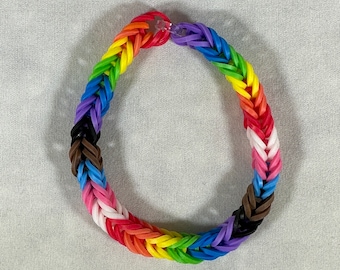 Bransoletki Inclusive Pride - Bransoletki Rainbow Loom - Miesiąc Dumy - Gay Pride - LGBTQ Pride
