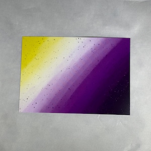 Non-Binary Flag Art Print - LGBTQ+ Pride - Non-Binary Pride - Small Art Print