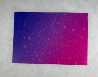Bisexual Flag Art Print - LGBTQ+ Pride - Bisexual Pride - Mały wydruk artystyczny